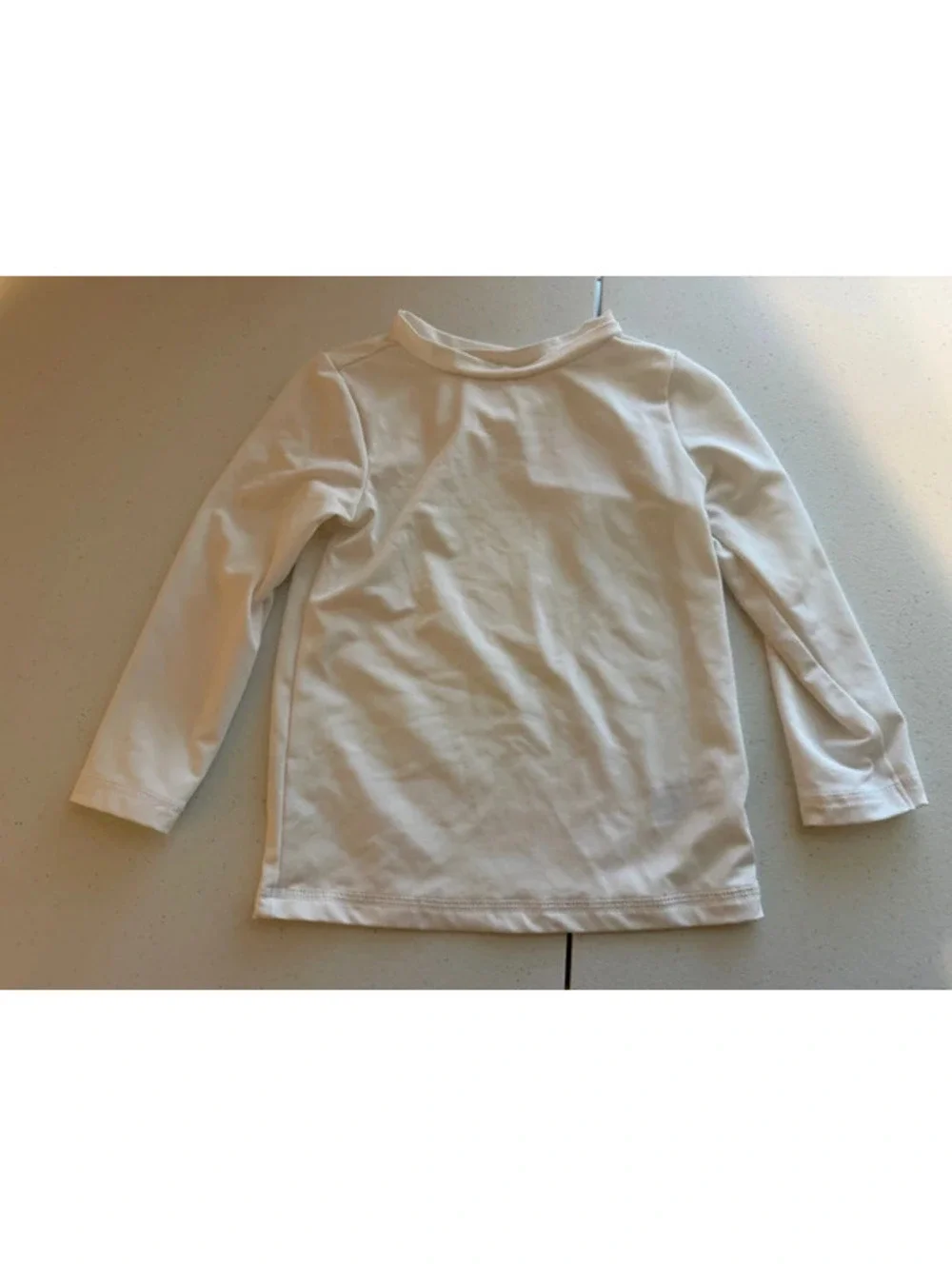 Cat & Jack White Long Sleeve Rash Guard
